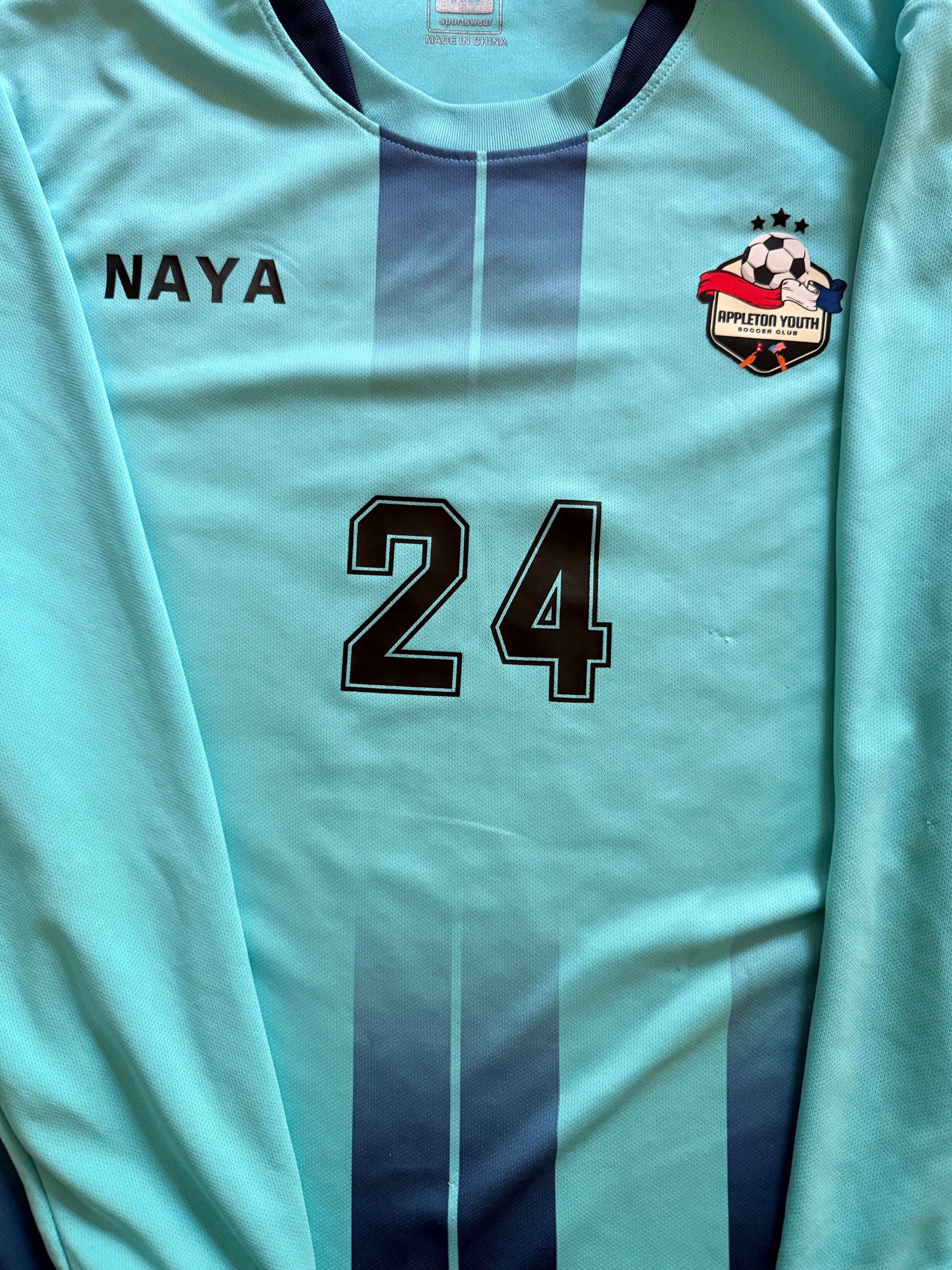Appleton Youth Soccer jersey
